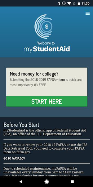 myStudentAid app