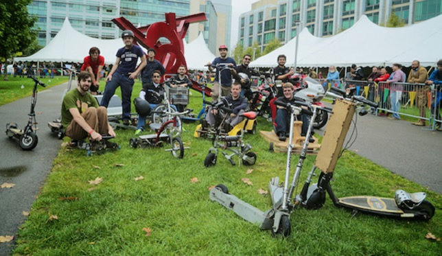All 110 exhibitors at the MIT Mini Maker Faire demonstrated things they had created themselves.