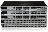 The D-Link DGS-3620 series can be part of a stack up to 12 units high, offering a 40 Gbps data stacking backplane in full-duplex mode.