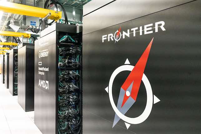 Frontier supercomputer