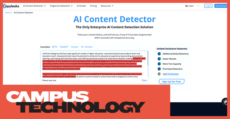 Open LMS współpracuje z AI Detector w walce z plagiatami – Campus Technology