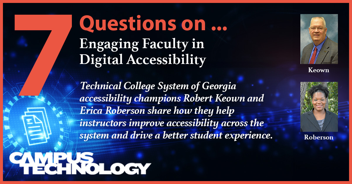7 questions on engaging faculty in digital accessibility