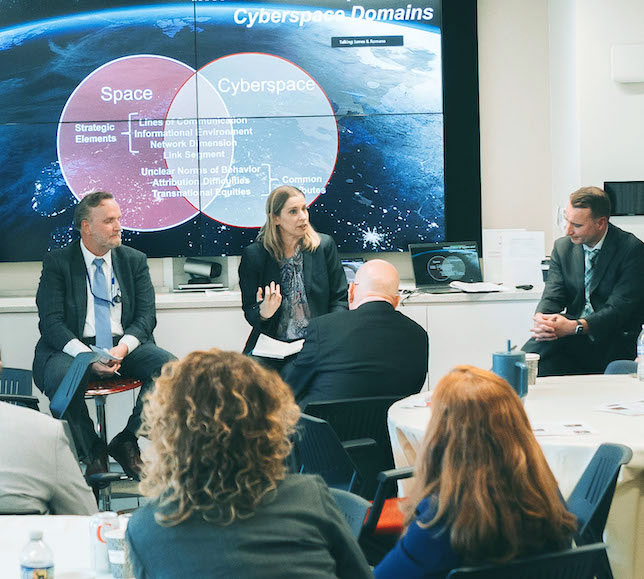 Speakers at the workshop "Toward an Integrated Theory of Space-Cyber Power"