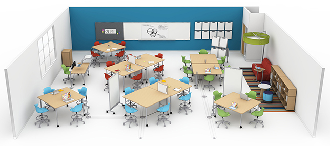 Steelcase Education active learning classroom