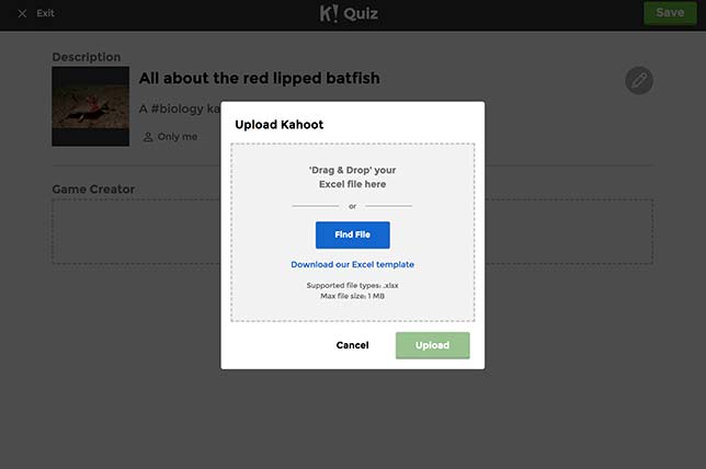 Kahoot Gets New UI, Spreadsheet Import