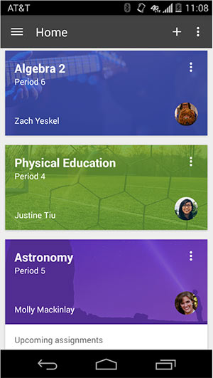 Google Classroom App –