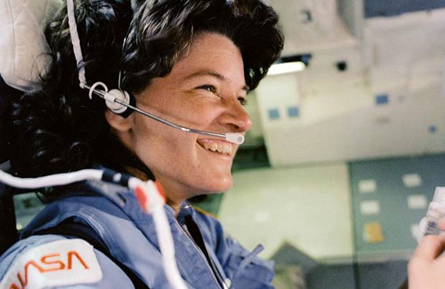 Sally Ride was the first American woman in space. Photo by NASA