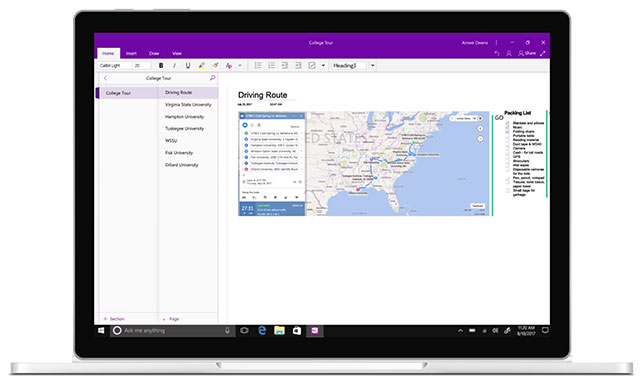 OneNote accessibility updates