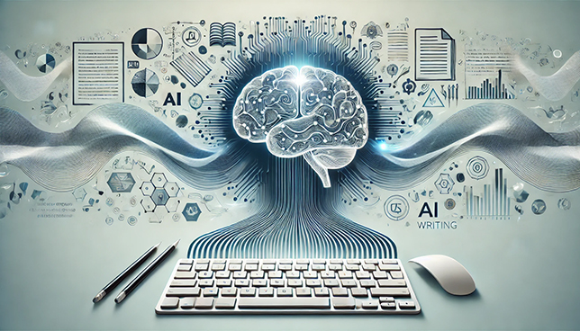 abstract image representing AI tools for reading and writing