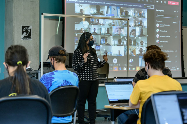 The HyFlex model is giving Purdue students the option to participate in class remotely in real time or physically attend on any given day.