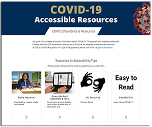 COVID-19 microsite