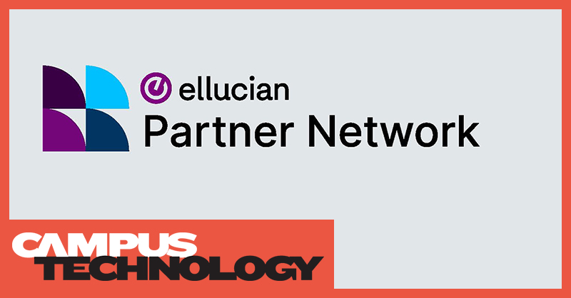 text reads Ellucian Partner Network and Campus Technology