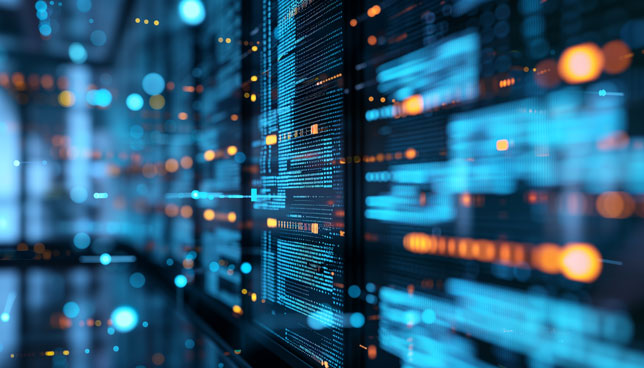 abstract server room storage