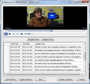 Microsoft STAMP software includes TTML import support and a basic caption editor for creating subtitles from scratch.