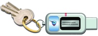 The RAVENAlert Flash Drive displays campus alerts and acts as an 8 GB thumb drive.