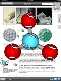  Kno Textbooks for iPad 1.6.1 adds support for zooming and rotating 3D objects.