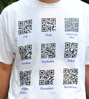 QR code-clad IT staffers greeted new Washington and Lee students this fall.
