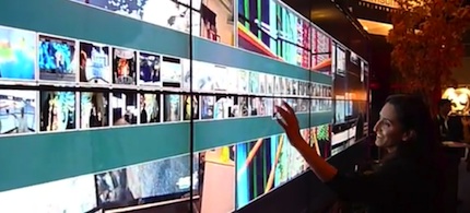UCSD partnered with King Abdullah University of Science and Technology to deliver a 20 foot x 20 foot interactive video wall at Siggraph 2011.