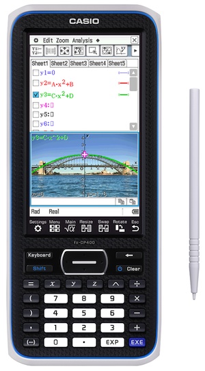 The fx-CP400 will launch next month at the National Council of Teachers in Mathematics conference.
