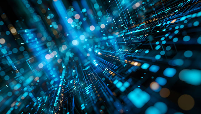 abstract illustration of data infrastructure