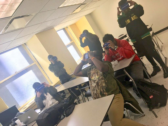 Berkeley College students tap virtual reality to engage with course materials.