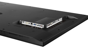 Rear view of the thin-bezel, 55-inch ViewSonic CDP5560-L