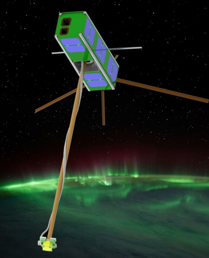The satellite being designed and built by the Electron Losses and Fields Investigation, nicknamed