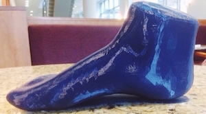 3d print of a human foot