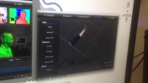 3d scanning a human foot