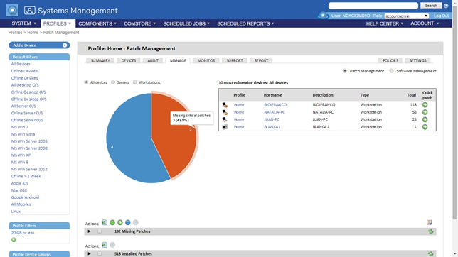 Panda Security's Systems Management has been updated to allow agents to be installed remotely from the Web management console.