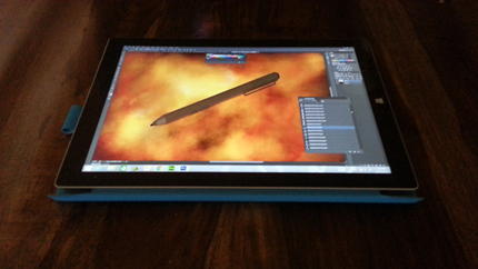 microsoft surface pro 3 drawing surface